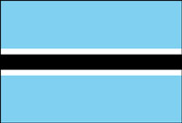 ボツワナ　国旗