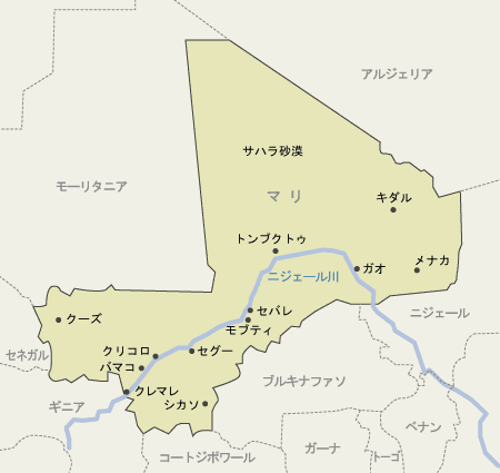 マリ　地図