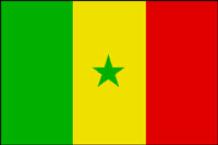 セネガル　国旗