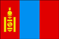モンゴル　国旗