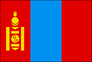 モンゴル　国旗