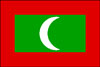 モルディブ　国旗