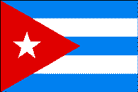 キューバ 　国旗