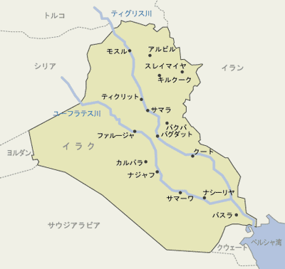 イラク地図